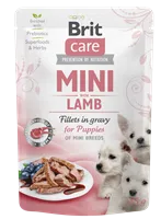 Brit Care Mini Irk Yavru Köpekler İçin Sos İçinde Kuzu Etli Fileto Parçaları 85 gr 1